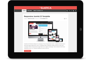 JA ElasticaWeb has spread to mobiles, tablets, netbooks and other handheld devices. Do you think your site is ready to serve them all? Responsive Joomla! templates are the answer to such now common design requirements. One template to serve them all...View demo